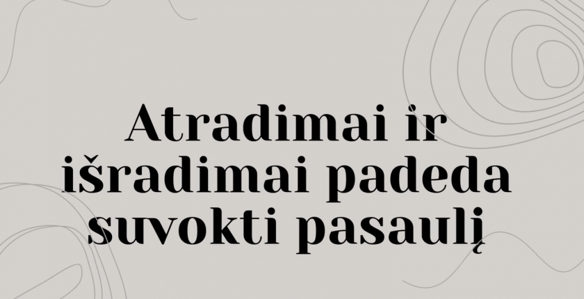 TB „Kur mes esame laiko ir vietos atžvilgiu“